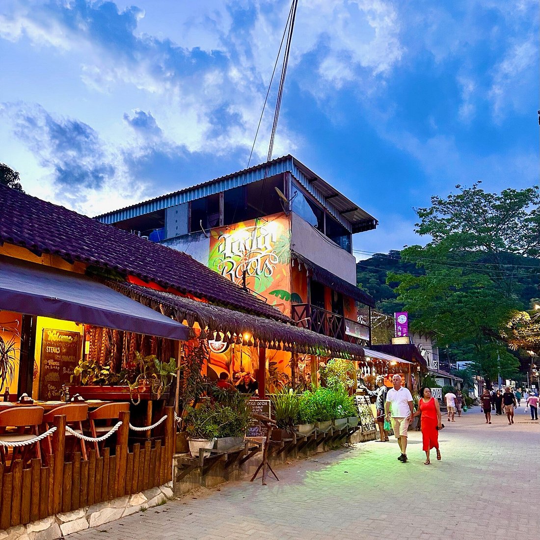 Local restaurant on Ilha Grande